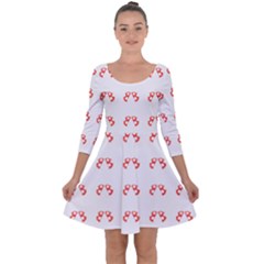 Abstract T- Shirt Cool Abstract Pattern Design T- Shirt Quarter Sleeve Skater Dress by maxcute