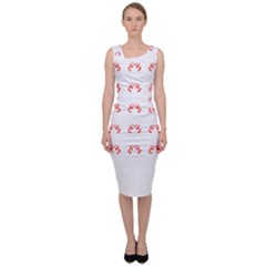 Abstract T- Shirt Cool Abstract Pattern Design T- Shirt Sleeveless Pencil Dress by maxcute