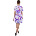 Abstract T- Shirt Entangled In Chaos T- Shirt Short Sleeve Shoulder Cut Out Dress  View2