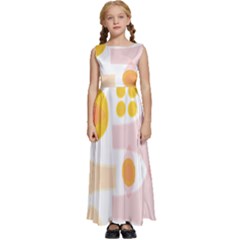 Abstract T- Shirt Science Lab T- Shirt Kids  Satin Sleeveless Maxi Dress by maxcute