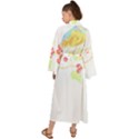 Bird Lover T- Shirtbird T- Shirt (28) Maxi Kimono View2