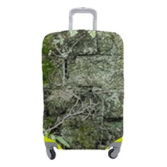 Old Stone Exterior Wall With Moss Luggage Cover (small) by dflcprintsclothing