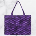 Purple Scales! Zipper Medium Tote Bag View1