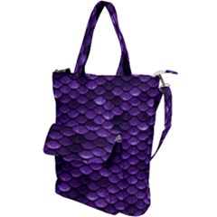 Purple Scales! Shoulder Tote Bag by fructosebat