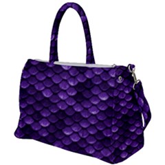 Purple Scales! Duffel Travel Bag by fructosebat