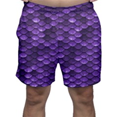 Purple Scales! Men s Shorts by fructosebat