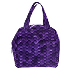 Purple Scales! Boxy Hand Bag by fructosebat