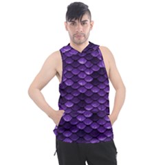 Purple Scales! Men s Sleeveless Hoodie by fructosebat