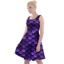 Purple Scales! Knee Length Skater Dress View1