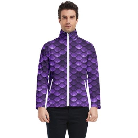 Purple Scales! Men s Bomber Jacket by fructosebat