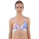 Feathers Design T- Shirtfeathers T- Shirt Wrap Around Bikini Top View1