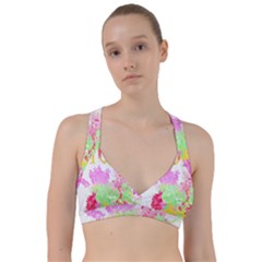 Floral T- Shirt Floral T- Shirt Sweetheart Sports Bra by maxcute