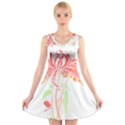 Flowers Lover T- Shirtflowers T- Shirt (3) V-Neck Sleeveless Dress View1