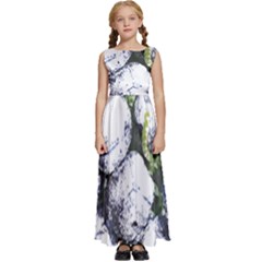 Gin T- Shirt Gin Juniper Berry Plant Photo T- Shirt Kids  Satin Sleeveless Maxi Dress by maxcute