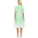 Green Checker T- Shirt Green Checker T- Shirt Button Top Knee Length Dress View2