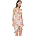 Hawaii T- Shirt Hawaii Alpha De Purple Pattern T- Shirt Wrap Frill Dress View3
