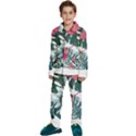 Hawaii T- Shirt Hawaii Deforestation Garden T- Shirt Kids  Long Sleeve Velvet Pajamas Set View1