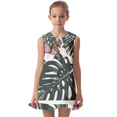 Hawaii T- Shirt Hawaii Flower T- Shirt Kids  Pilgrim Collar Ruffle Hem Dress by maxcute