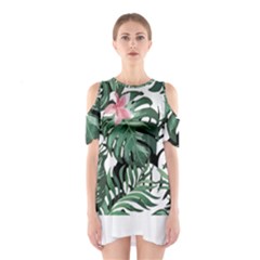 Hawaii T- Shirt Hawaii Hissing Fashion T- Shirt Shoulder Cutout One Piece Dress by maxcute