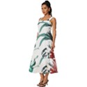 Hawaii T- Shirt Hawaii Puff Pattern T- Shirt Square Neckline Tiered Midi Dress View2