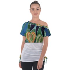 Jungle T- Shirt Jungle 1 T- Shirt Off Shoulder Tie-up Tee