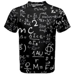 E=mc2 Text Science Albert Einstein Formula Mathematics Physics Men s Cotton Tee by Jancukart