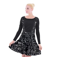 E=mc2 Text Science Albert Einstein Formula Mathematics Physics Suspender Skater Skirt by Jancukart