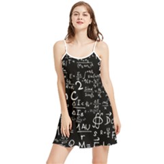 E=mc2 Text Science Albert Einstein Formula Mathematics Physics Summer Frill Dress by Jancukart