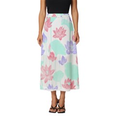 Lotus T- Shirt Lotus Love T- Shirt Classic Midi Chiffon Skirt by maxcute