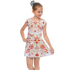 Mosaic T- Shirt Florentine Mosaic T- Shirt Kids  Cap Sleeve Dress by maxcute