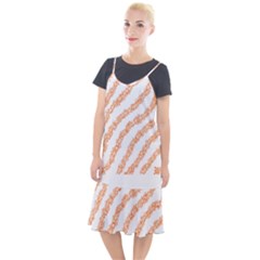 Orange Sparkle Glitter Art Lines T- Shirt Orange Sparkle Glitter Lines Art T- Shirt Camis Fishtail Dress by maxcute