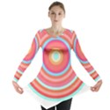 Pop Art T- Shirt Pop Mod Circles #4 T- Shirt Long Sleeve Tunic  View1