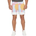 Rainbow T- Shirt Blue Rainbow Arc With Sun T- Shirt Men s Runner Shorts View1