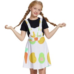 Seamless Pattern Fruits And Vegetables T- Shirt Seamless Pattern Fruits And Vegetables T- Shirt Kids  Apron Dress by maxcute