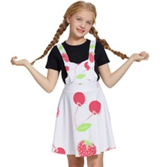 Summer Fruits Pattern T- Shirt Summer Fruit T- Shirt Kids  Apron Dress by maxcute