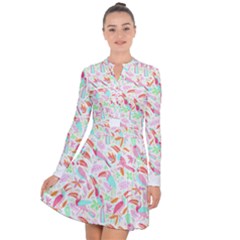 Toucan T- Shirt Toucan Pattern T- Shirt Long Sleeve Panel Dress by maxcute