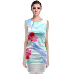 Tropical T- Shirt Tropical Attractive Forest T- Shirt Classic Sleeveless Midi Dress by maxcute