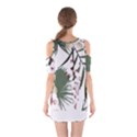 Tropical T- Shirt Tropical Graceful Cauliflory T- Shirt Shoulder Cutout One Piece Dress View2