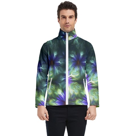 Fractalflowers Men s Bomber Jacket by Sparkle