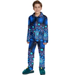 Digitalart Balls Kids  Long Sleeve Velvet Pajamas Set by Sparkle