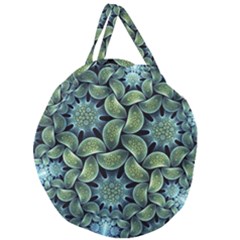 Digitalartflower Giant Round Zipper Tote by Sparkle