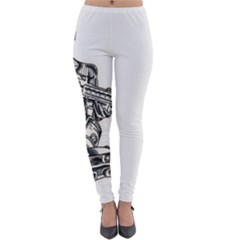 Scarface Movie Traditional Tattoo Lightweight Velour Leggings by tradlinestyle