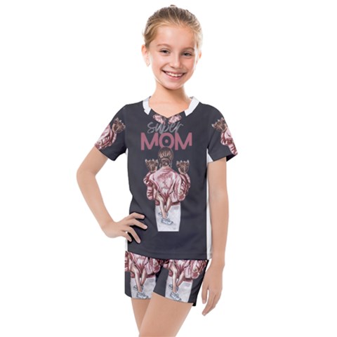 1679055305371 Jpeg 1679065992300 Kids  Mesh Tee And Shorts Set by BRAHIMSHOPPING2023