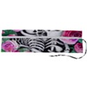 Floral Skeletons Roll Up Canvas Pencil Holder (L) View2