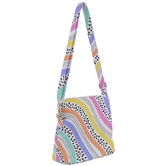 Background Abstract Wallpaper Zipper Messenger Bag by Ravend