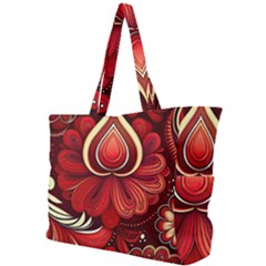 Bohemian Flower Drop Simple Shoulder Bag by HWDesign