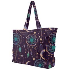 Bohemian  Stars, Moons, And Dreamcatchers Simple Shoulder Bag by HWDesign