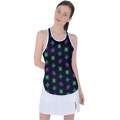 Pattern Background Bright Pattern Racer Back Mesh Tank Top by Ravend