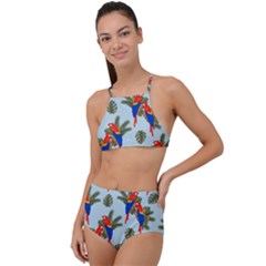 Birds Animals Nature Background High Waist Tankini Set by Ravend