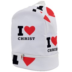 I Love Christ Zip Bottom Backpack by ilovewhateva